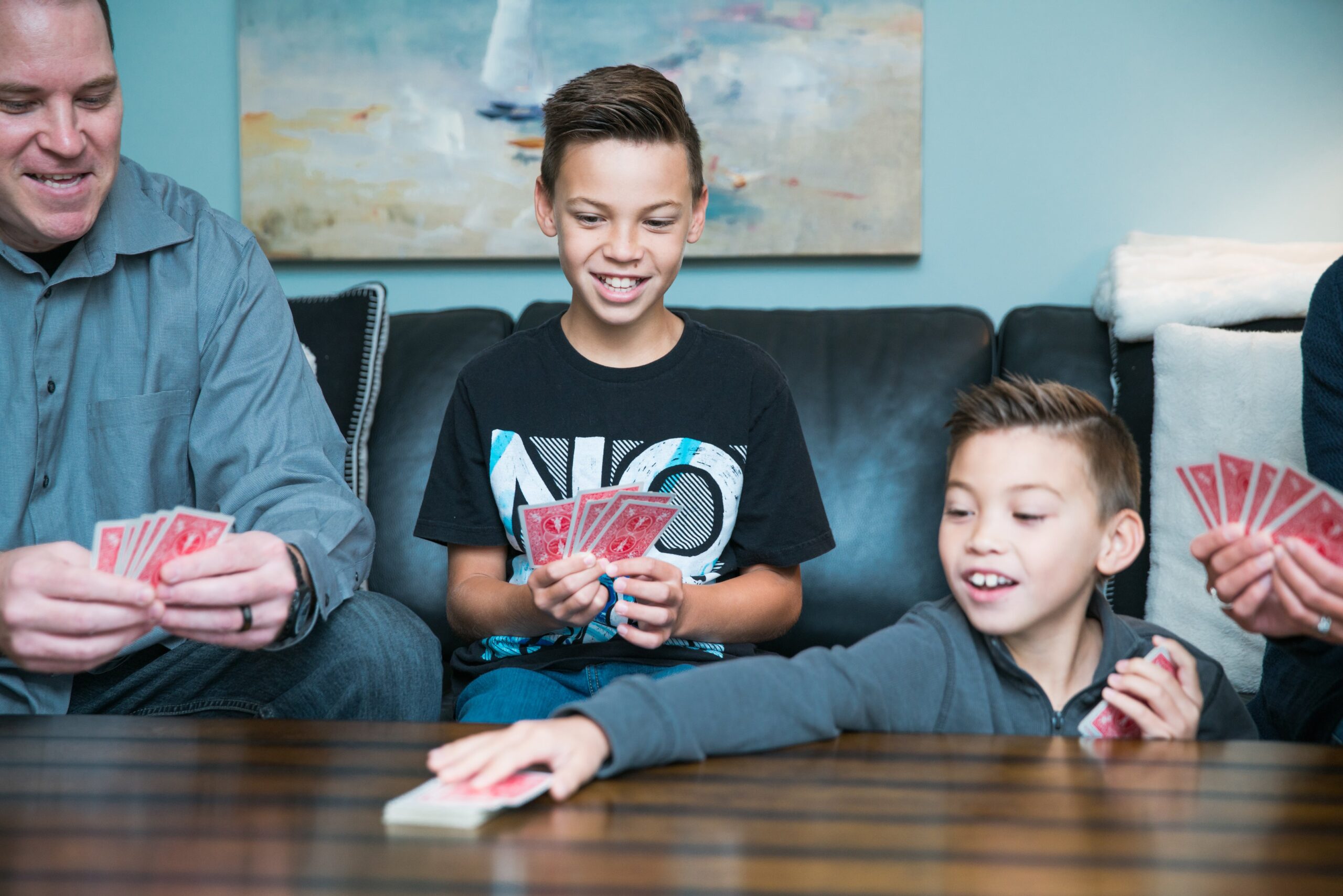 family-playing-cards